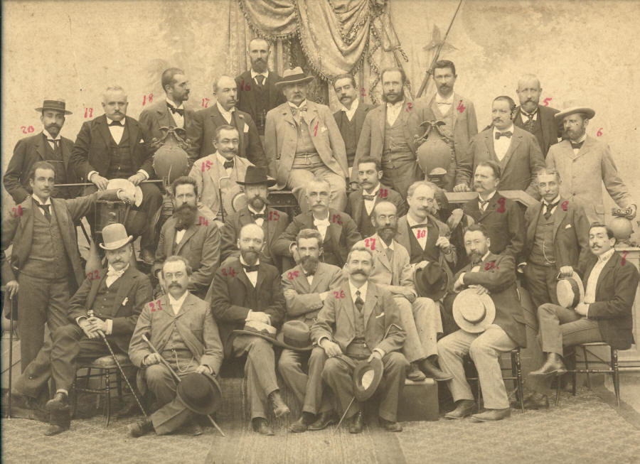 società fotografica italiana - congressisti - primo 900